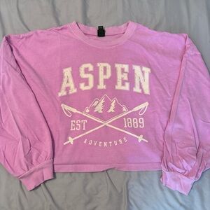 Pink Aspen Adventure Sweatshirt